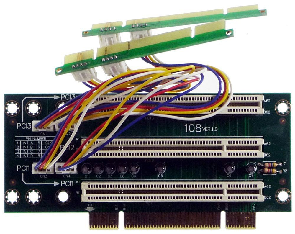 KALEA-INFORMATIQUE 90-degree angle bracket for 32-bit 33MHz PCI slot with 3 levels