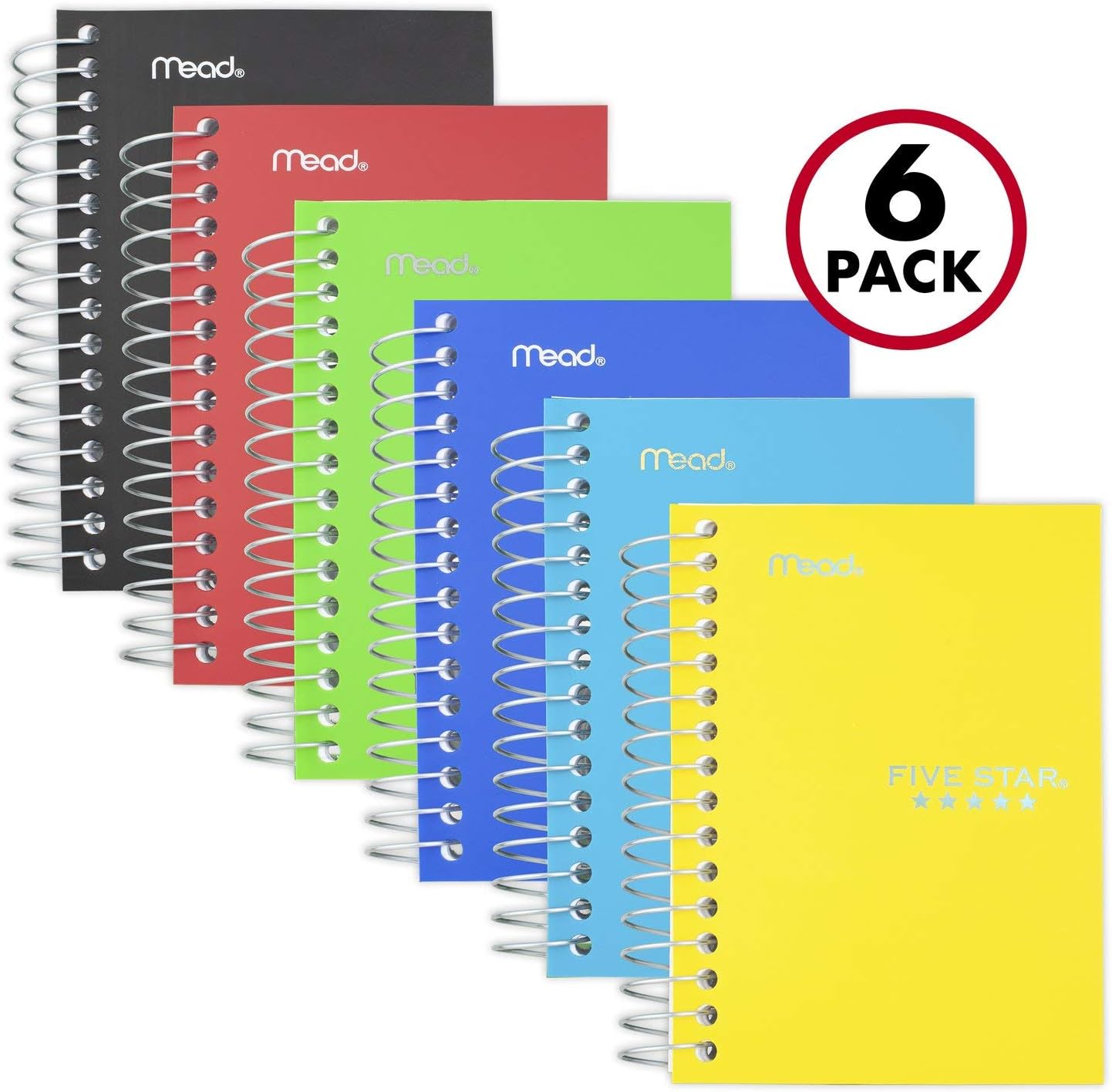 Fat Lil Pocket Notebook Five Star Spiral Notebook 51/2 x 31/2 38027