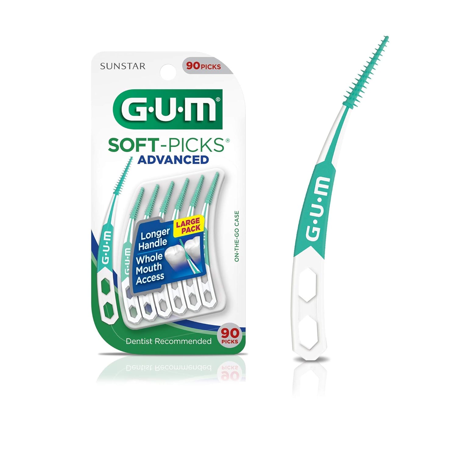 GUM Soft-Picks Advanced Dental Picks, 90 Count: Industrial & Scientific