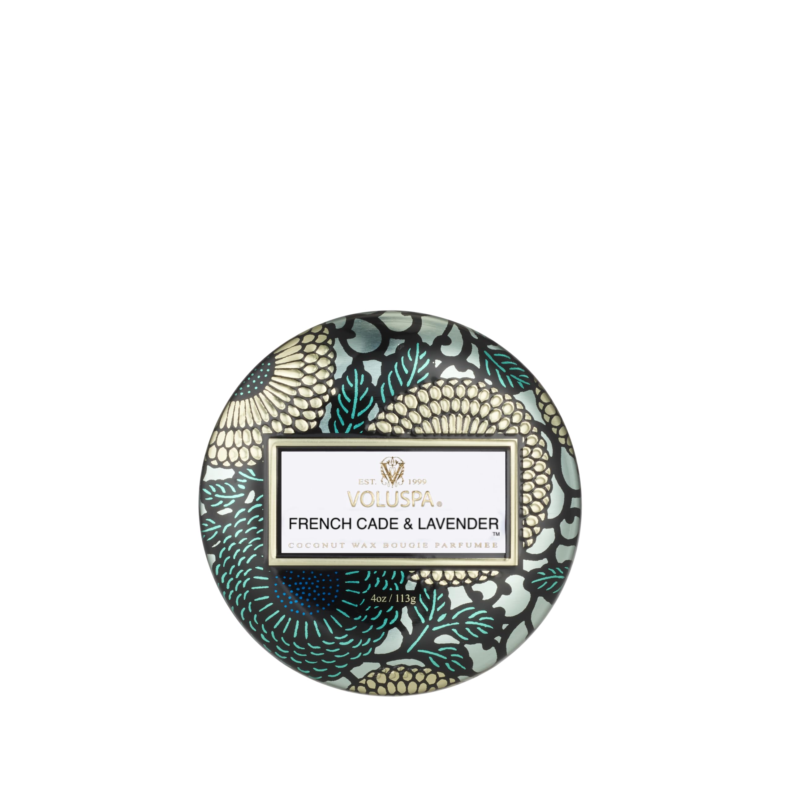 Voluspa - Candle in tin, French Cade & Lavender