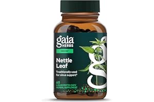 Gaia Herbs Stinging Nettle Leaf - Respiratory & Immune Health Support* - Supplement with Stinging Nettle Leaf Extract - Vegan, Gluten-Free, Soy-Free - 60 Liquid Phyto-Caps (30 Servings)