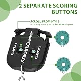 nllkii Portable Digital Golf Score Counter 2 Player Stroke Counter Keychain view 4