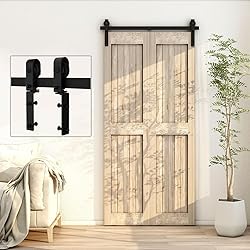 AONAYIOA 36"/3FT Bi-Folding Sliding Barn Door