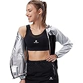 HOTSUIT Sauna Suit for Women Weight Loss Sweat Suits Sauna Jacket Pant Machine Washable Anti Rip for Gym Workout Exercise