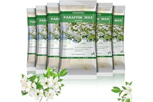 Whostomy Paraffin Wax Refills, 6 PackParaffin Wax for Hands and Feet, Hot Melt Paraffin Wax Blocks for Paraffin Bath, Jasmine