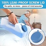 Tilcare Portable Urinals for Men Spill Proof Glow Lid 3000 ml 101 oz view 3