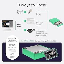 Volcora Cash Register Drawer for (POS) Point of