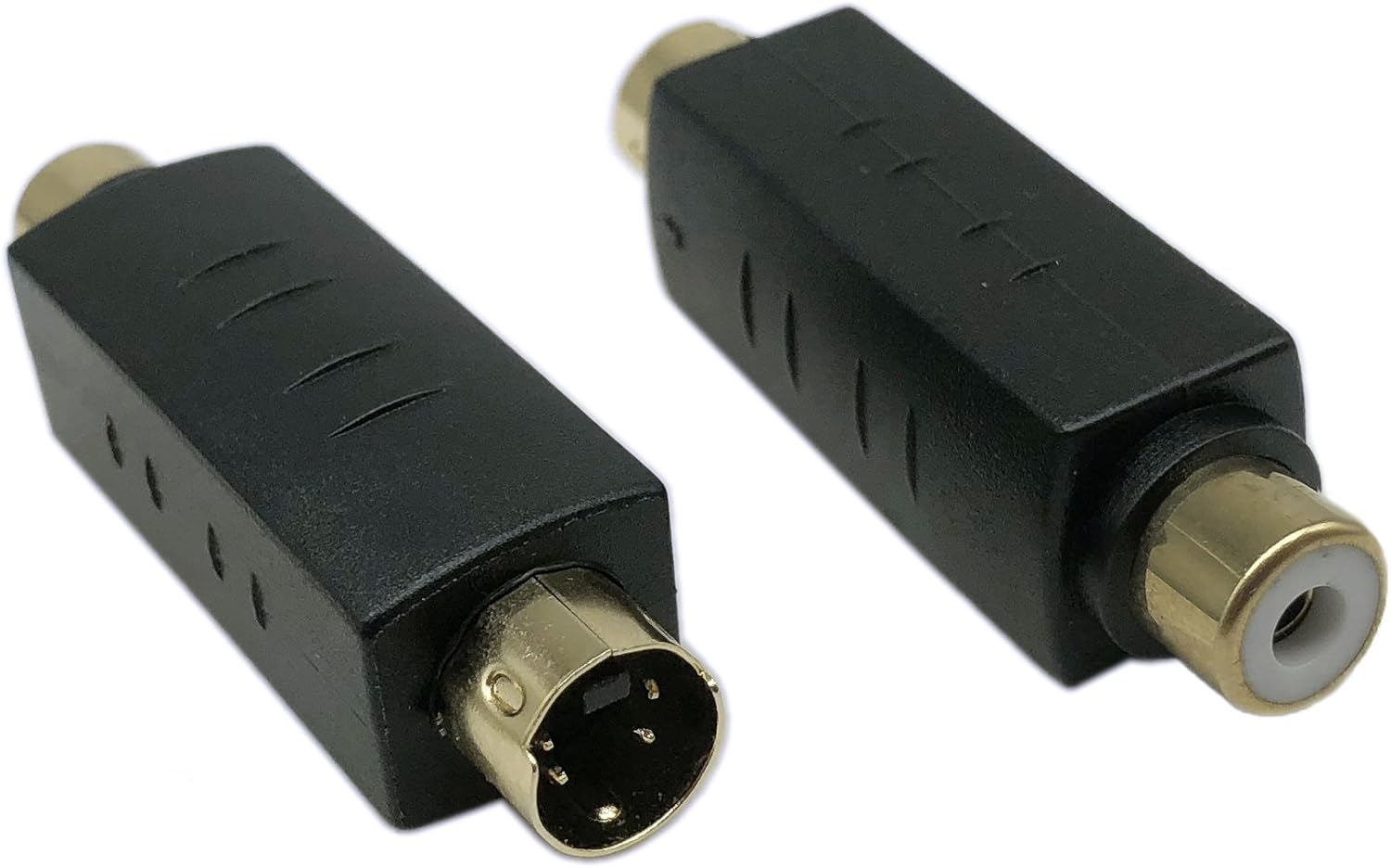 CERRXIAN SVideo Mini Din 4 PIN Male to RCA Composite Female Connector