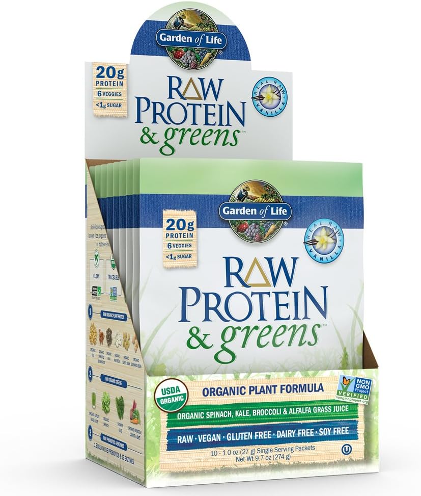 Garden of Life Raw Organic Protein & Greens Vanilla 20