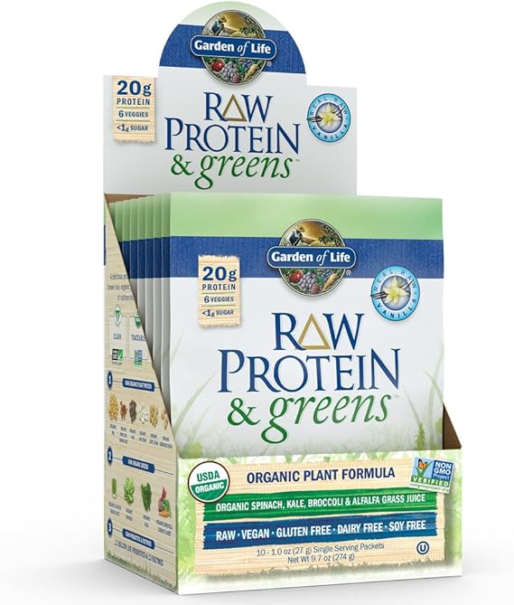 Garden of Life Raw Organic Protein & Greens Vanilla 20