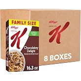 Kellogg's Special K Chocolatey Delight Breakfast Cereal, Good Source of Fiber, Family Size, 16.3 oz