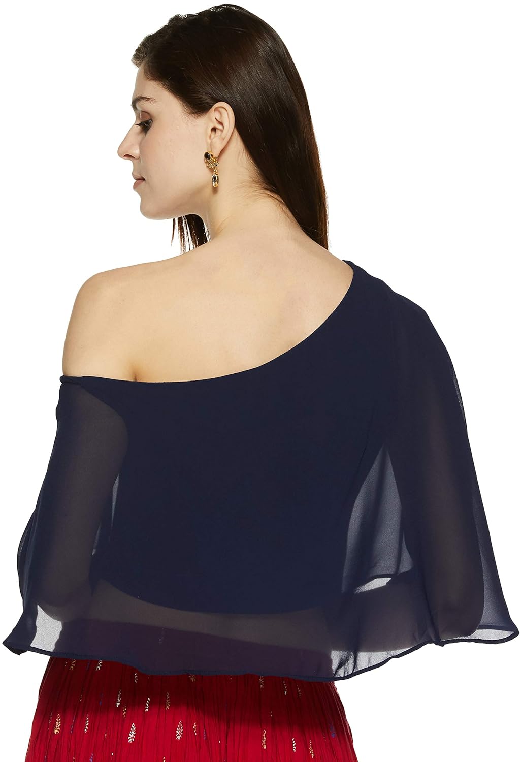 indya women's floral regular fit top