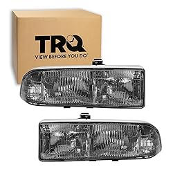 TRQ 2 Piece Headlight Assembly Set Driver
