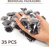 Qufiiry 35 Pcs Hair Nets for Buns Invisible Elastic Mesh Coffee Ballet Dance view 6
