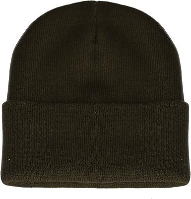 olive green knit hat