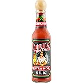 Cholula Hot Sauce, Extra Hot, Product of Mexico, Blend of Arbol &amp; Piquin Peppers for Bringing Extra Hot Heat to Tacos, Eggs, Pizza and More, 5 fl oz