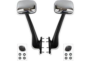 Voltexa Hood Mirrors Compatible with 2008 2009 2010 2011 2012 2013 2014 2015 2016 2017 Freightliner Cascadia Hood Mirror for 