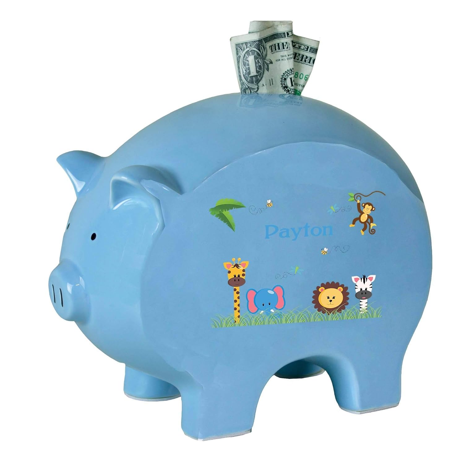 piggy bank personalized boy