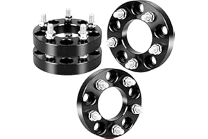 YIZBAP 1 inch 5x4.5 to 5x4.75 Wheel Adapters for Corvette Wheels on Cherokee Vehicle, 5x114.3mm to 5x120.65mm Wheel Adapter 73mm Hub Bore with 1/2-20 Thread Pitch