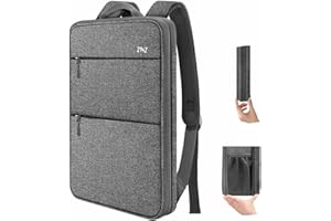 ZINZ Slim & Expandable Laptop Backpack 15 15.6 16 Inch Sleeve, Spill-Resistant Notebooks Bag Case for Most 14-16 Inch MacBook