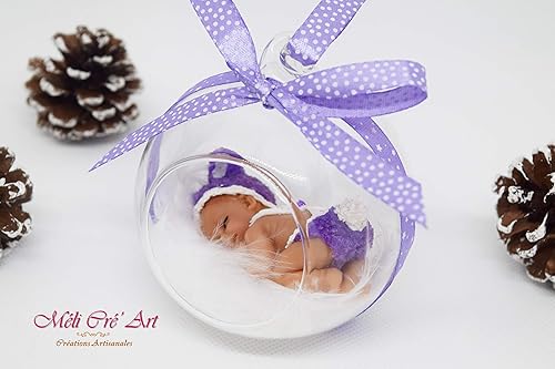 Boule De Noël Suspension Pour Sapin Ornement Bébé Enfant