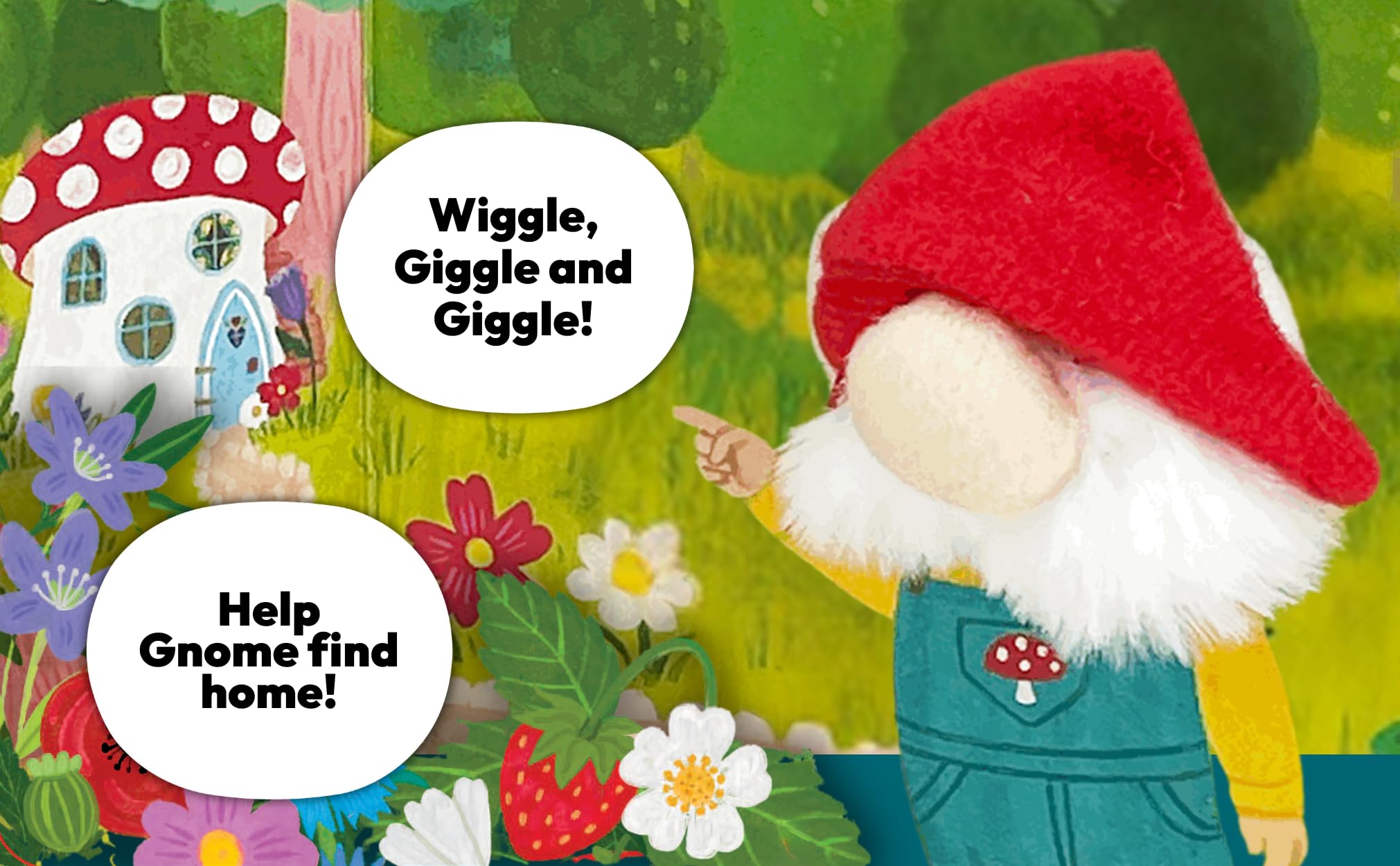 Gnome Sweet Home - Gnome Children's Finger Puppet Board Book