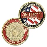 US Marine Corps Challenge Coin Marines Motto Coin
