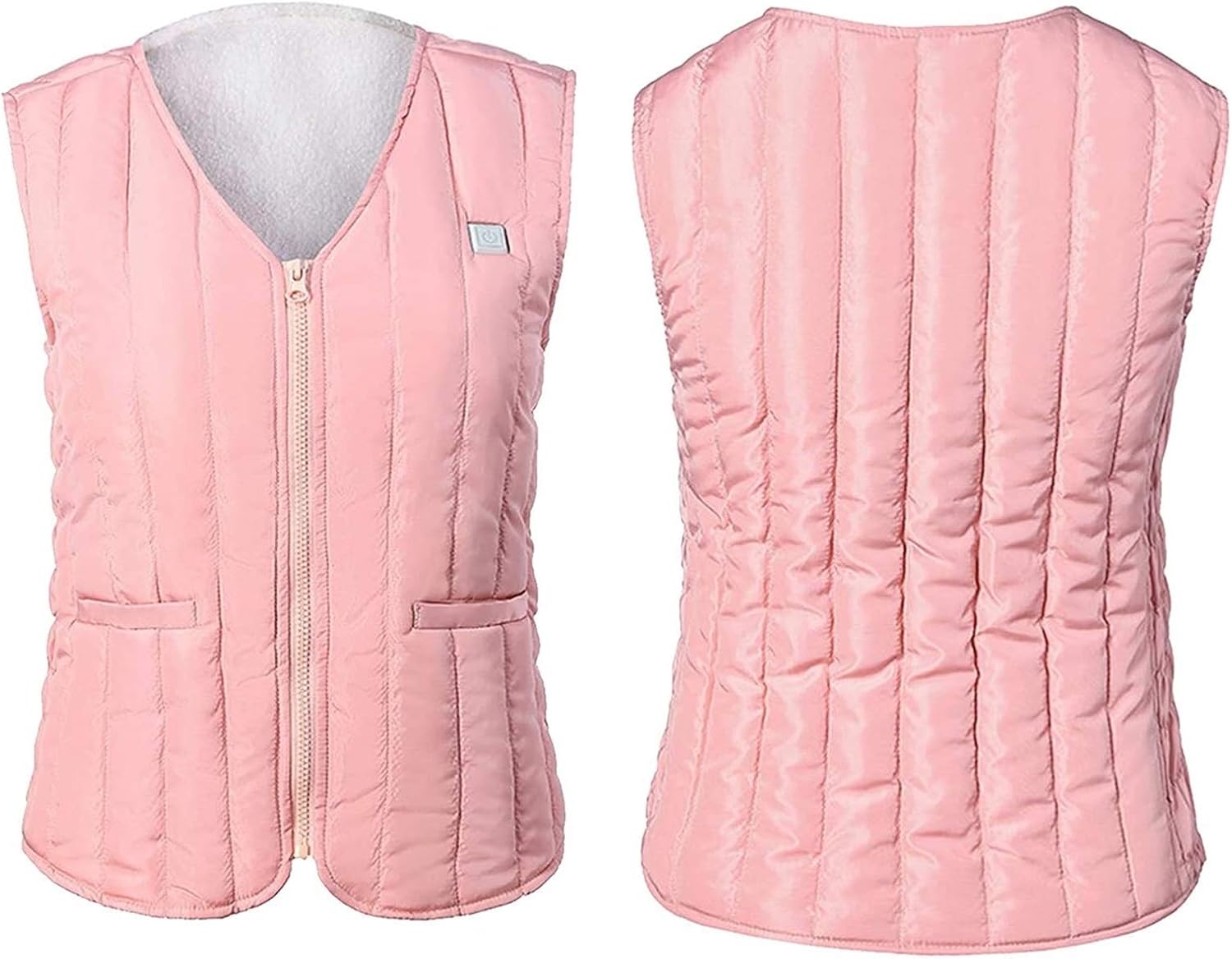Heated Vest Electric Heated Jacket for Women ，USB Charging Large Warmer