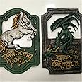 Lord of The Rings The Prancing Pony and The Green Dragon Pub Signs Set, Funny bar Signs, Pub Bar Home Decorative Wall Sign and Plaques for Front Door Hanging Sign