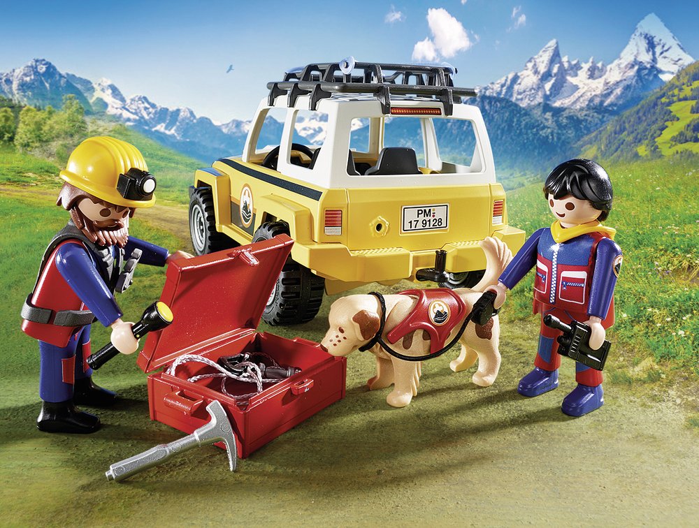 playmobil rescate de montaña