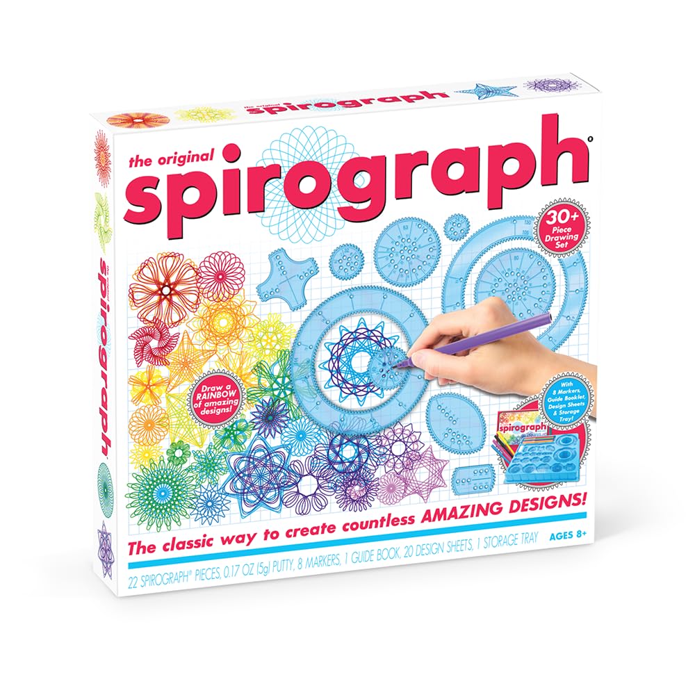 Spirograph - 33978 - Felt Tip Pen Kit - Craft Set, White