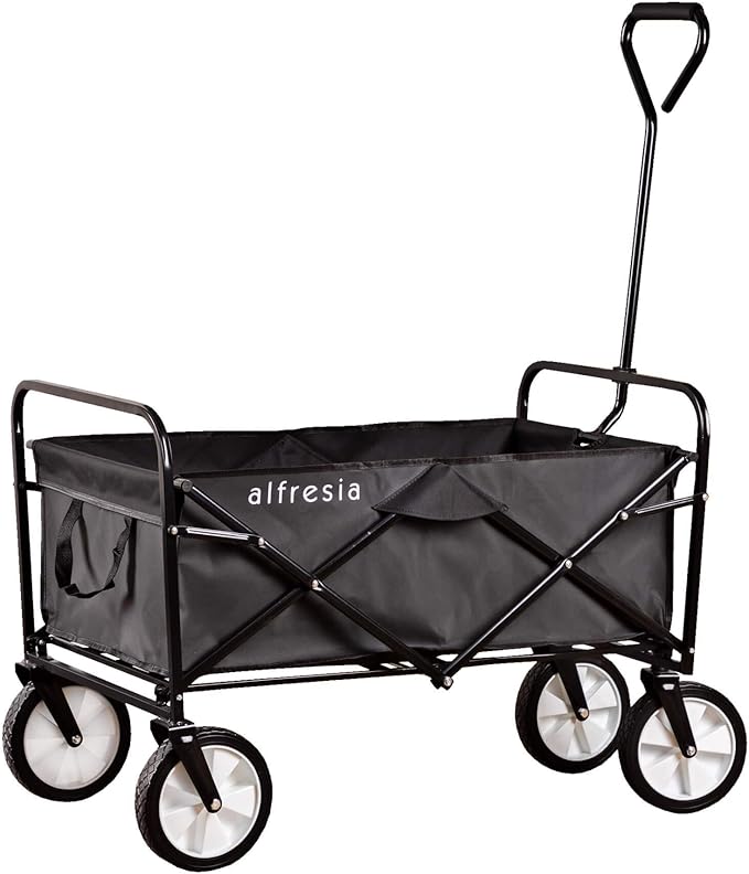 Alfresia Folding Garden Festival Trolley Heavy Duty Wheels & 80kg
