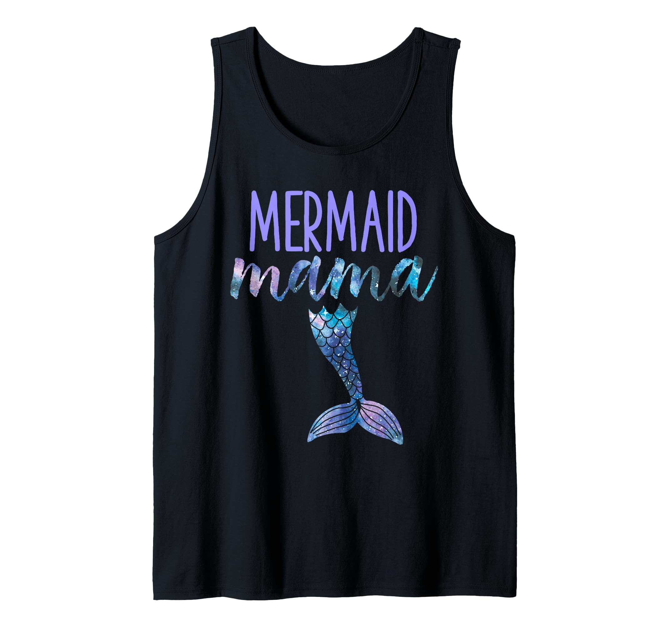 Photo 1 of Mermaid Mama Cute Funny Matching Mermaid Birthday Party Tank Top