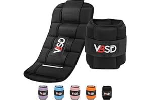 VBSD Adjustable Ankle Weights for Men Women, 1 Pair 2 4 5 6 8 10 lb Leg Weight Straps, Weighted Ankle Weights Set for Gym, Fitness, Yoga, Jogging, Walking, Aerobics, Physical Therapy
