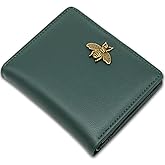 Altally Small Women Wallet RFID Blocking Bifold Pocket Wallet Slim Compact Ladies Purse Mini Wallets For Women (Dark Green)
