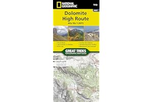 Dolomite High Route Map [Alta Via 1] Map