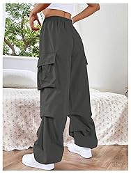 SweatyRocks Women's Drawstring Elastic Waist Loose
