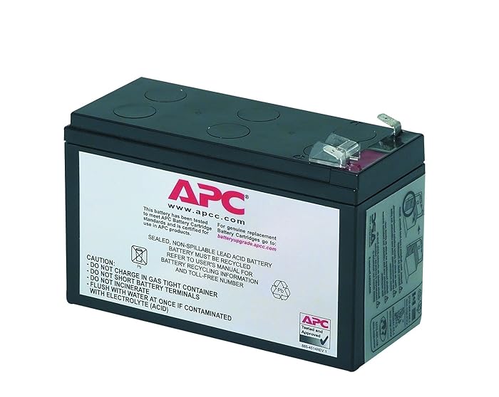 APC UPS Battery Replacement for APC UPS Models BE650G1, BE750G, BR700G, BE850M2, BX850M, BE650G, BN600, BN700MC, BN900M, and select others (RBC17)
