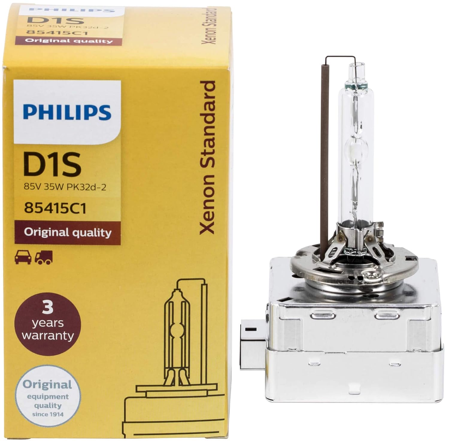 2x Limastar D1S Xenon Burner Lamp Bulbs - 35W 85V Plug & Play (Made In Germany)