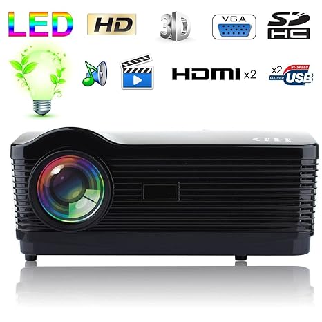 Proyector de vídeo Full HD 1080p 3000 lúmenes Home Cinema ...