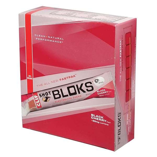 CLIF SHOT BLOKS ELECTROLYTE CHEWABLE CUBES MARGARITA – 12 PACKETS