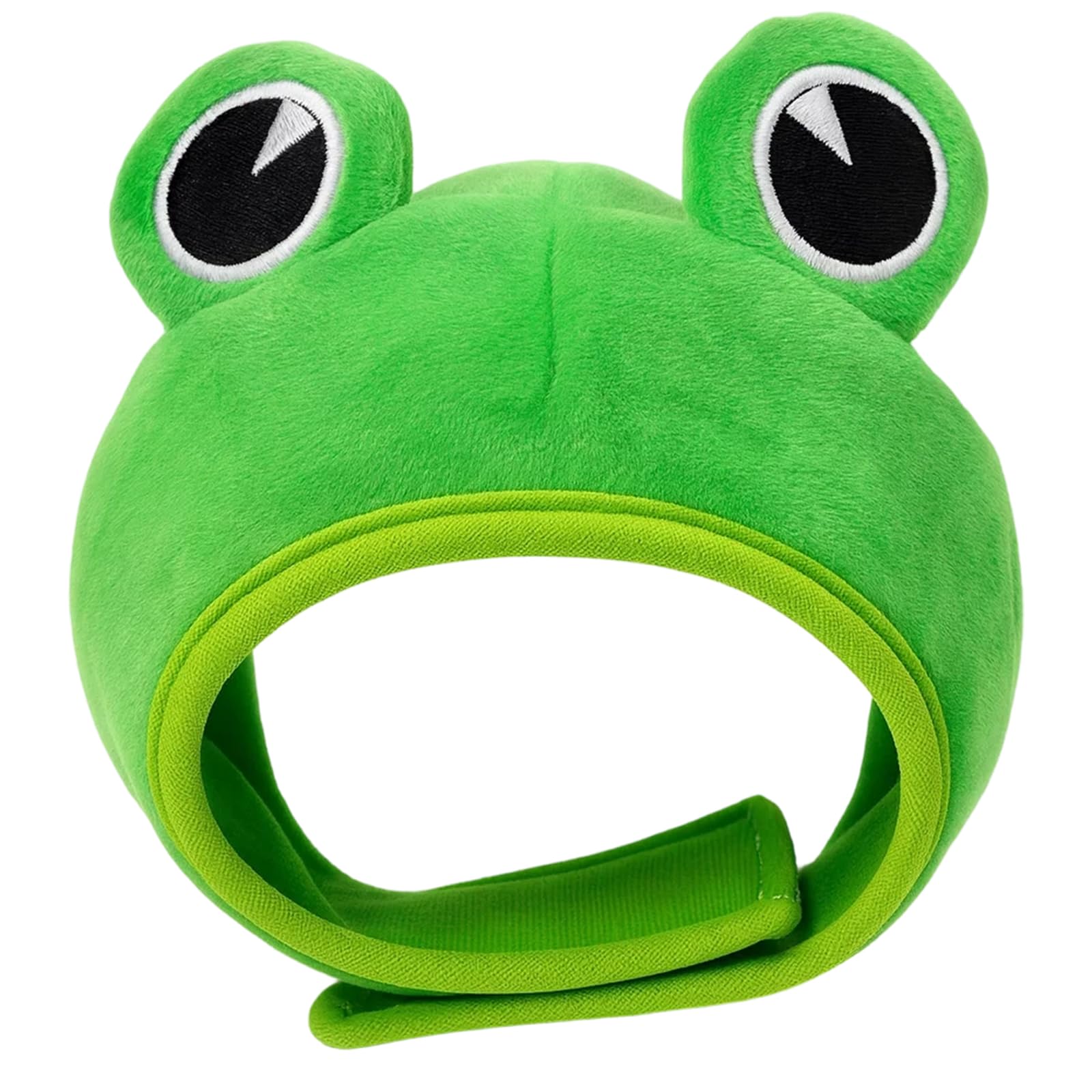 Frog Hat, Novelty Frog Headband for Adults, Fun and Silly Hat for Halloween Costumes, Christmas Parties, Cosplay Events and Themed Gatherings, One Size Fits Most