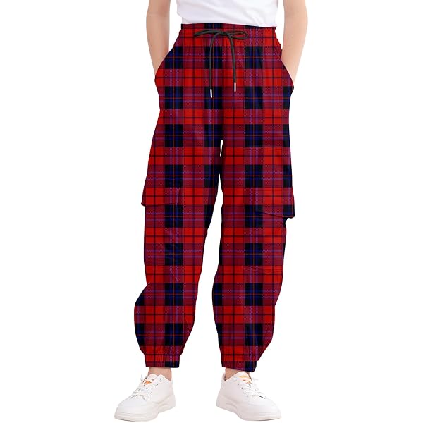 thumbnail image 2 of District DT2800 Juniors Flannel Plaid Pant - ApparelShopUSA 2 of 13