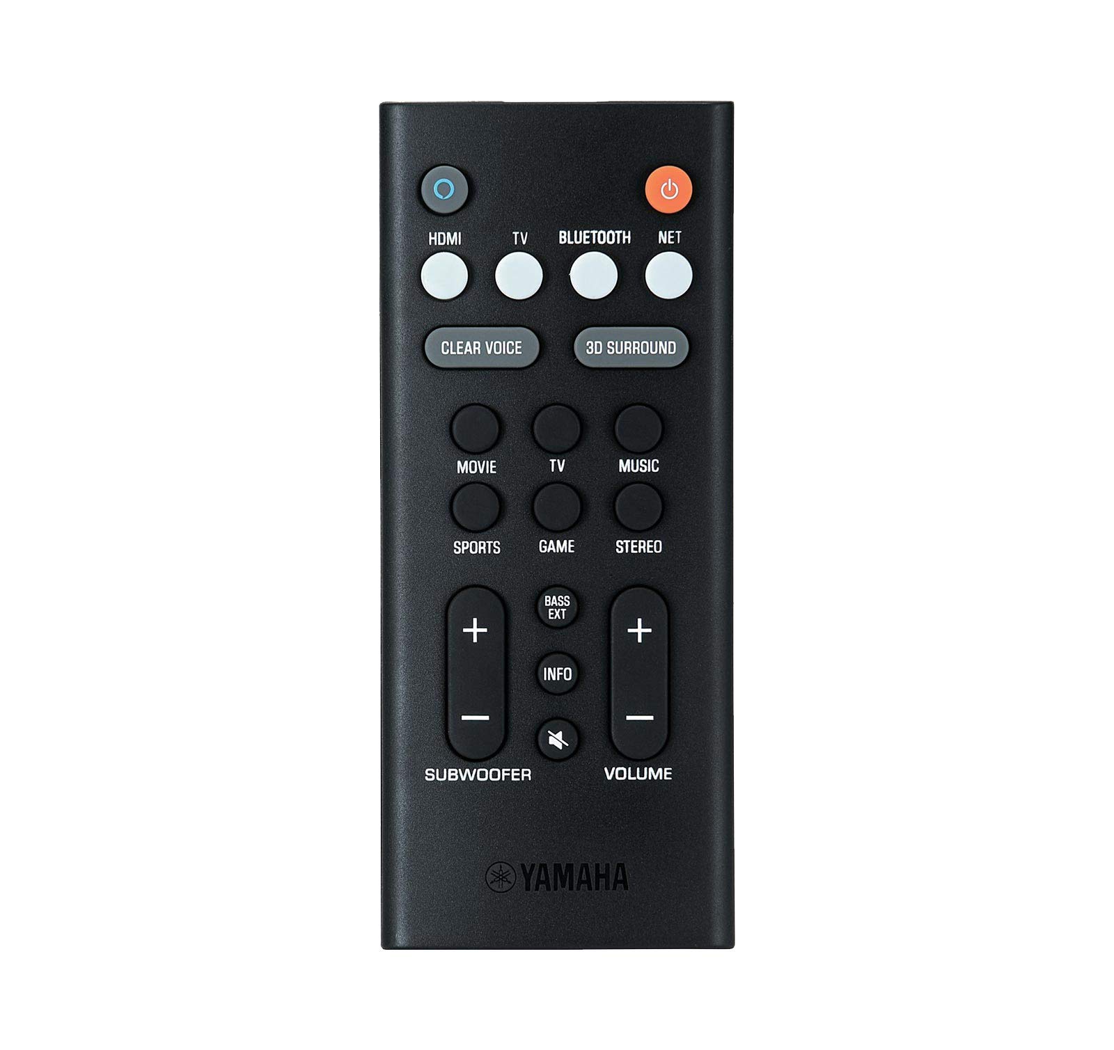 Yamaha Audio YAS-109 Sound Bar with Built-In Subwoofers, Bluetooth, and Alexa Voice Control Built-In, Black