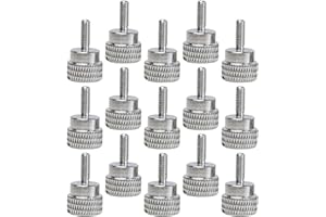 PACKOVE 15pcs Steel Presser Foot Screws for Sewing Machine, Thumb Tightening Screws Replacement Set,