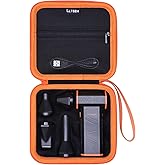 LTGEM Air Duster Case Compatible with WOLFBOX MF50 Electric Air Duster and Compressed Air Dusters, Black(Case Only)