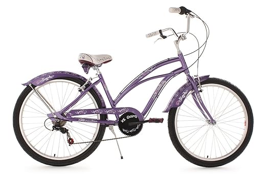 lila fahrrad