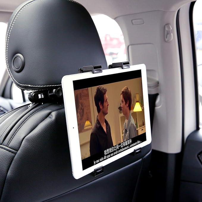 Amazon Co Jp Yoohoo タブレットホルダー 車載 ホルダー ポータブル Dvd プレーヤー ホルダー テレビ車載用ホルダー ヘッドレスト アーム 調節可能 360度回転式 車載ステント ７ 13インチタブレット対応 Ipad 2 3 4 Mini Air Galaxy Tab Google Nexusn等対応 家電 カメラ