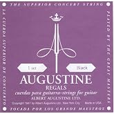 Augustine Regal Black Crystal Nylon Guitar Strings - Low Tension - 1 Set