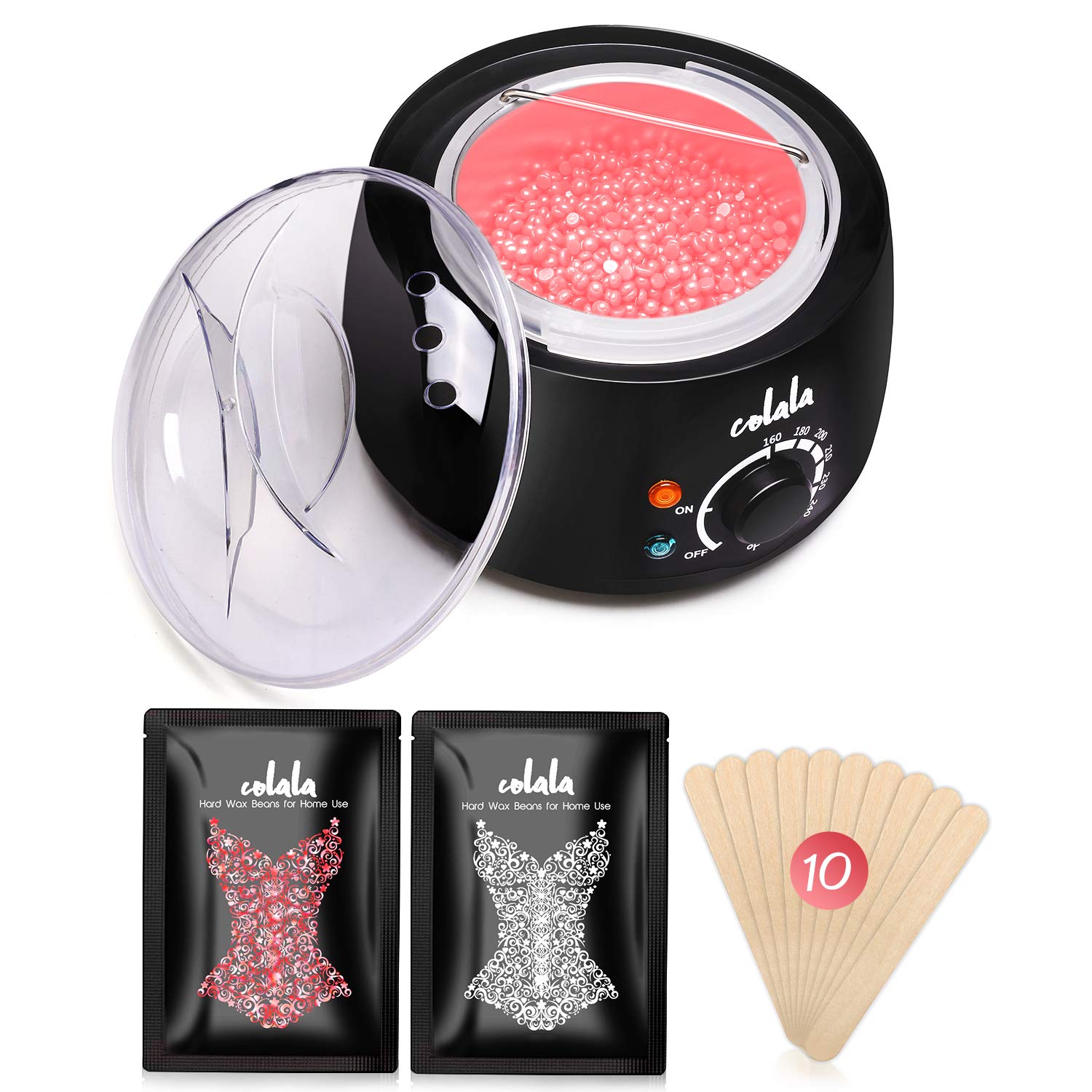 Waxing Kit, Hair Removal Home Waxing Kit with 2 Flavors